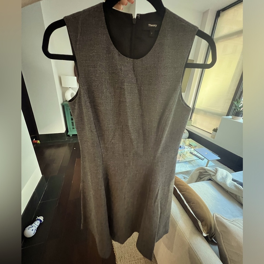 Grey Theory knew-length dress